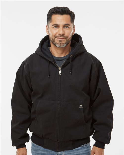 DRI DUCK Men's Tall Cheyenne Boulder Cloth™ Hooded Jacket with Tricot Quilt Lining 5020T
