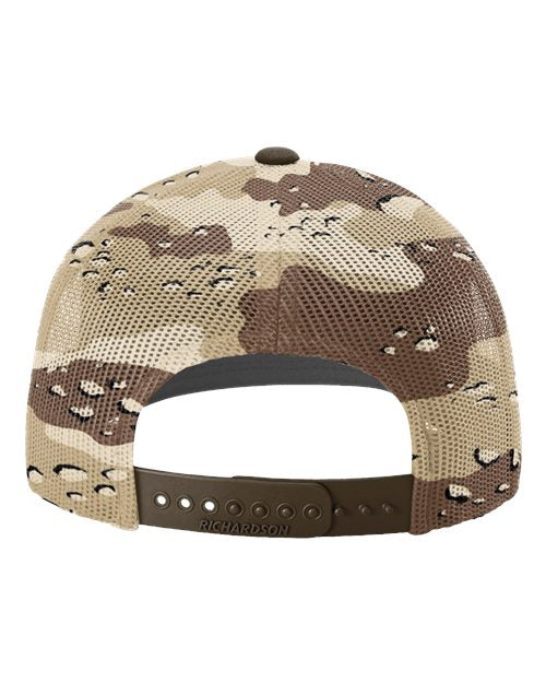 Richardson Printed Mesh Trucker Cap 112PM