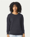 Unisex Garment-Dyed Lightweight Fleece Crewneck Sweatshirt