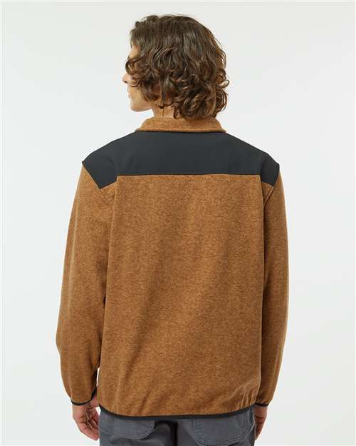 DRI DUCK Men's Ranger Melange Fleece Pullover 7353