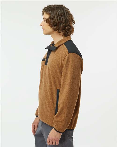 DRI DUCK Men's Ranger Melange Fleece Pullover 7353