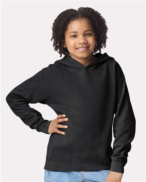 Comfort Colors Youth Garment-Dyed Lightweight Fleece Hooded Sweatshirt 1467Y