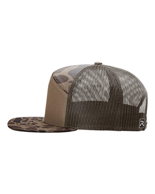 Richardson Printed Seven-Panel Trucker Cap 168P