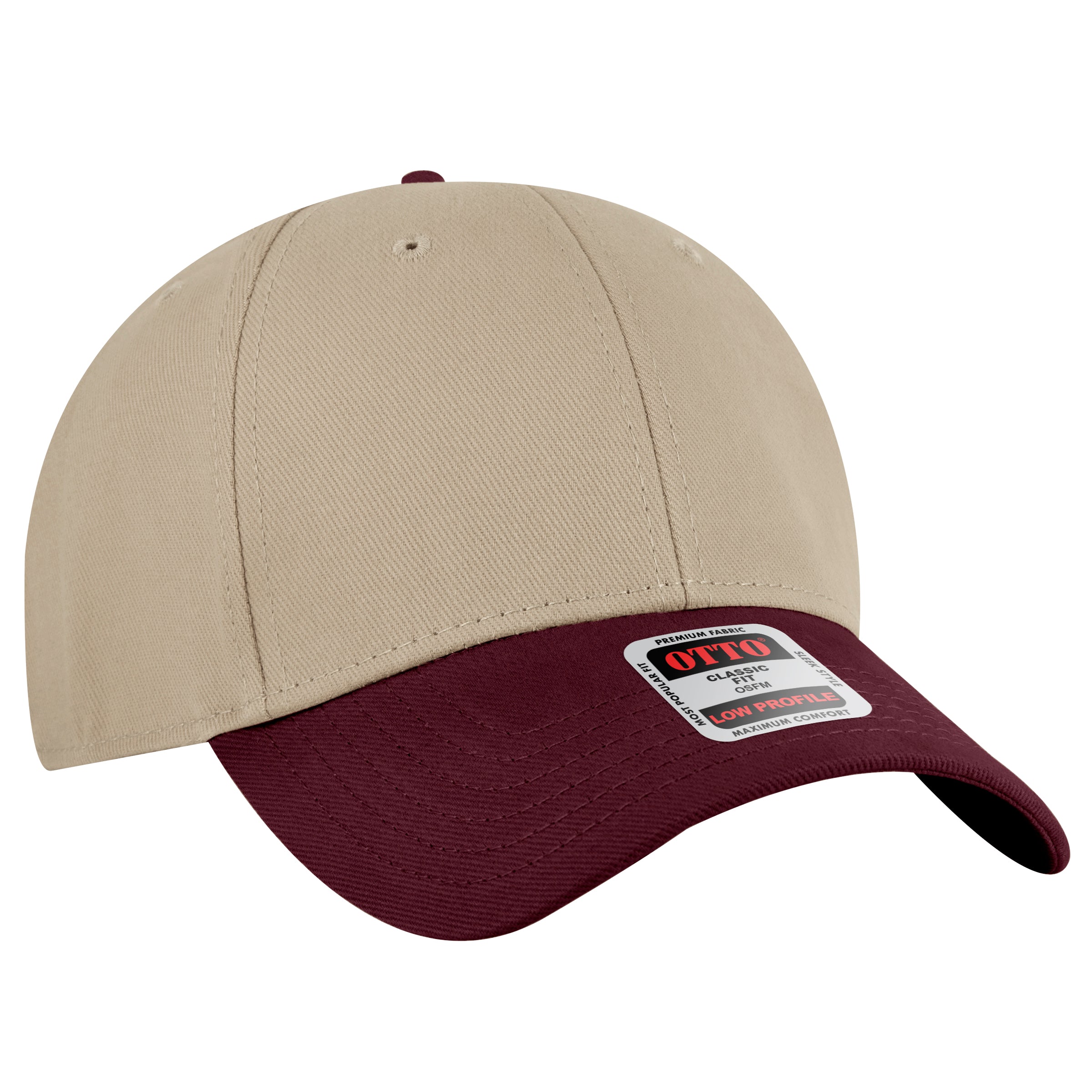 OTTO CAP® 6 Panel Low Profile Baseball Cap