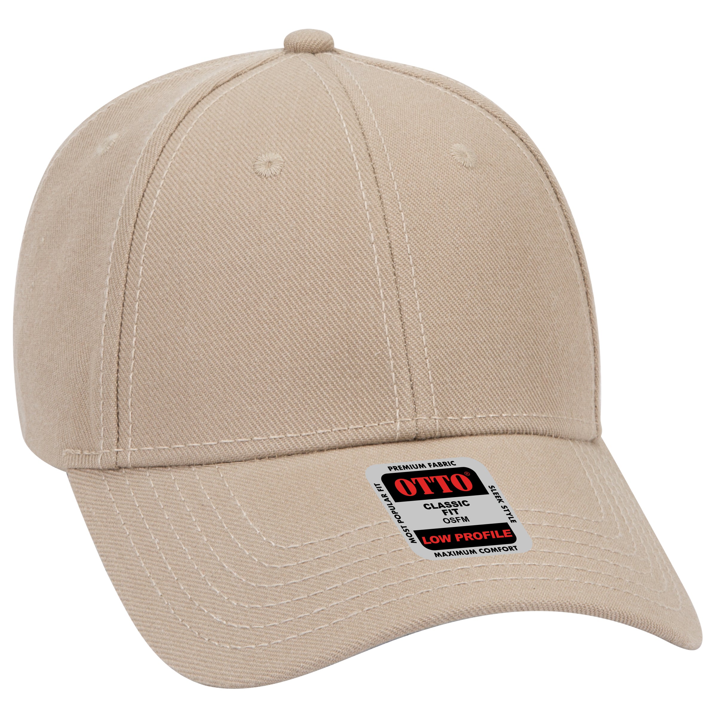 OTTO CAP® 6 Panel Low Profile Baseball Cap