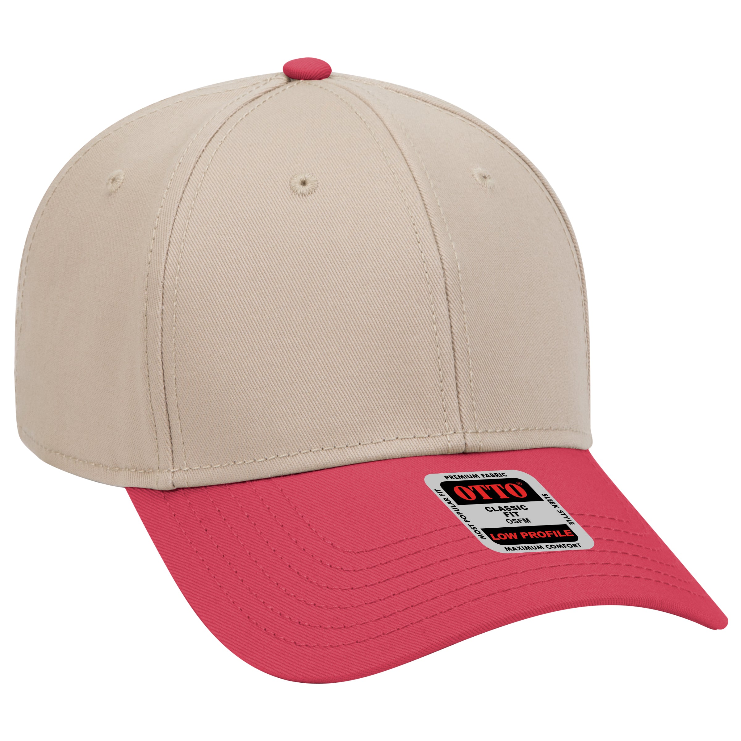 OTTO CAP® 6 Panel Low Profile Baseball Cap