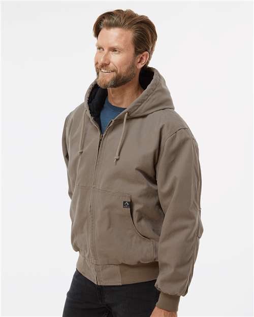 DRI DUCK Men's Cheyenne Boulder Cloth™ Hooded Jacket with Tricot Quilt Lining 5020
