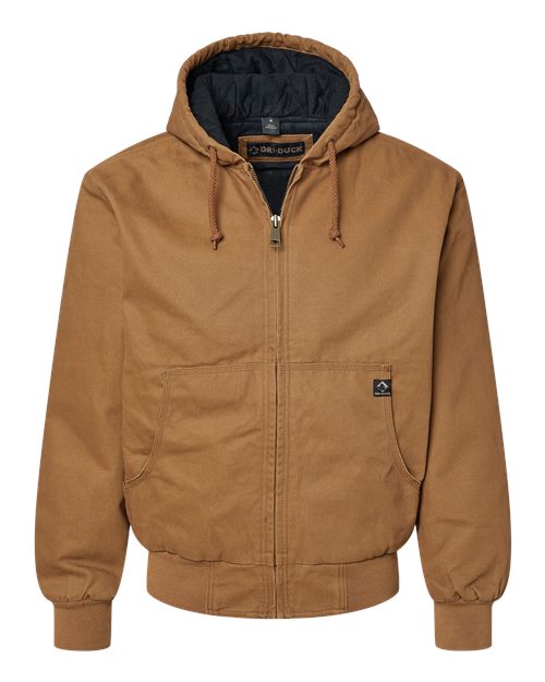 DRI DUCK Men's Cheyenne Boulder Cloth™ Hooded Jacket with Tricot Quilt Lining 5020