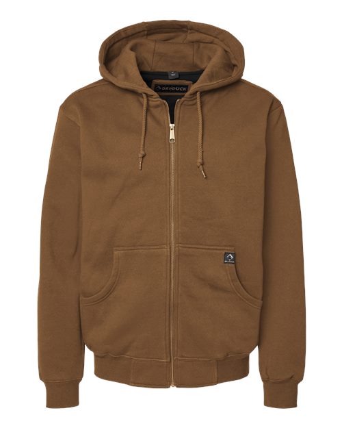 DRI DUCK Men's Crossfire Heavyweight Power Fleece Hooded Jacket with Thermal Lining 7033