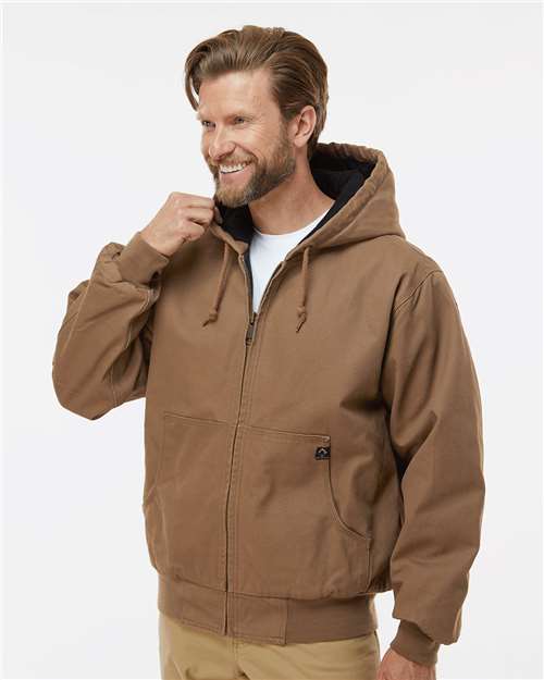 DRI DUCK Men's Cheyenne Boulder Cloth™ Hooded Jacket with Tricot Quilt Lining 5020