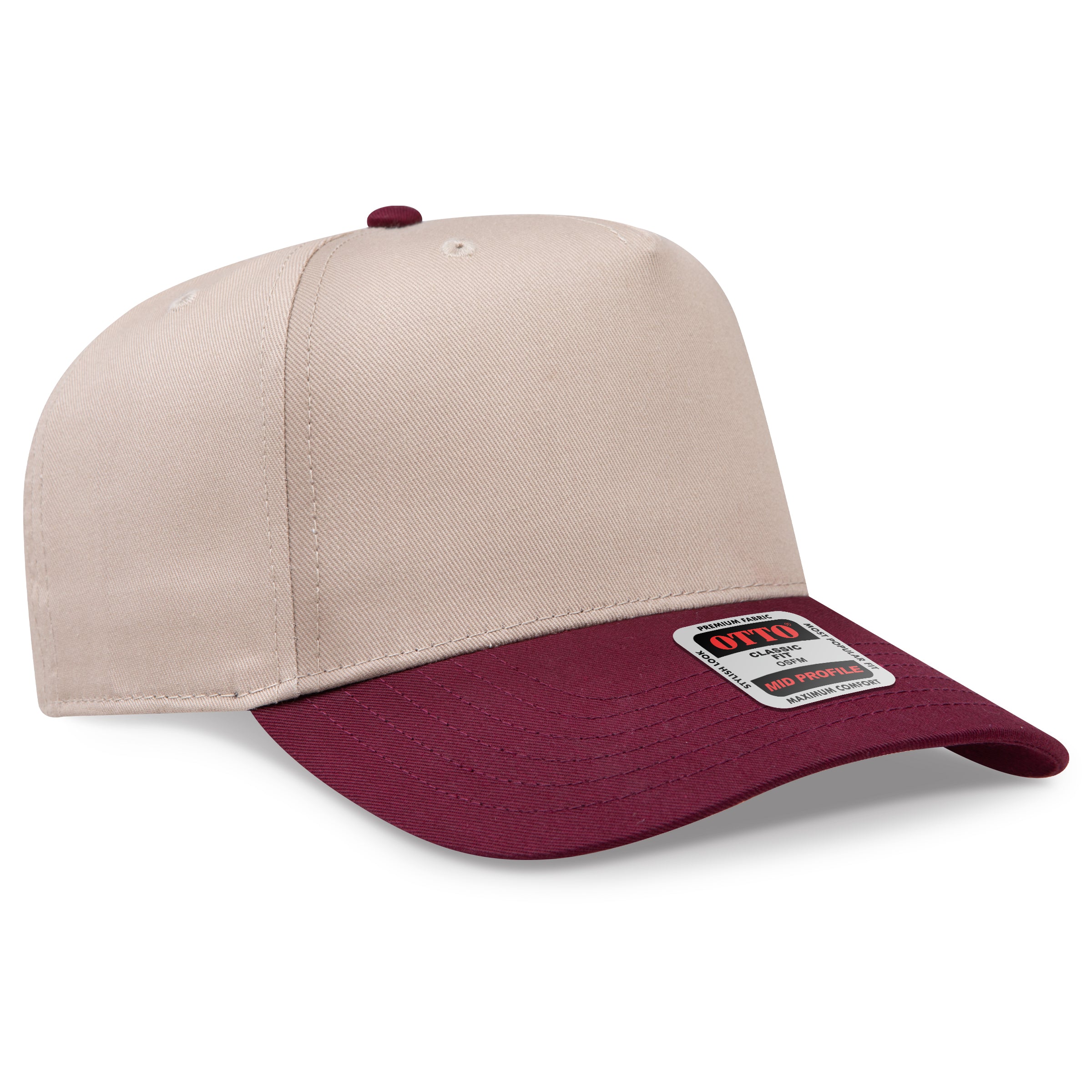 OTTO CAP® 5 Panel Mid Profile Baseball Cap