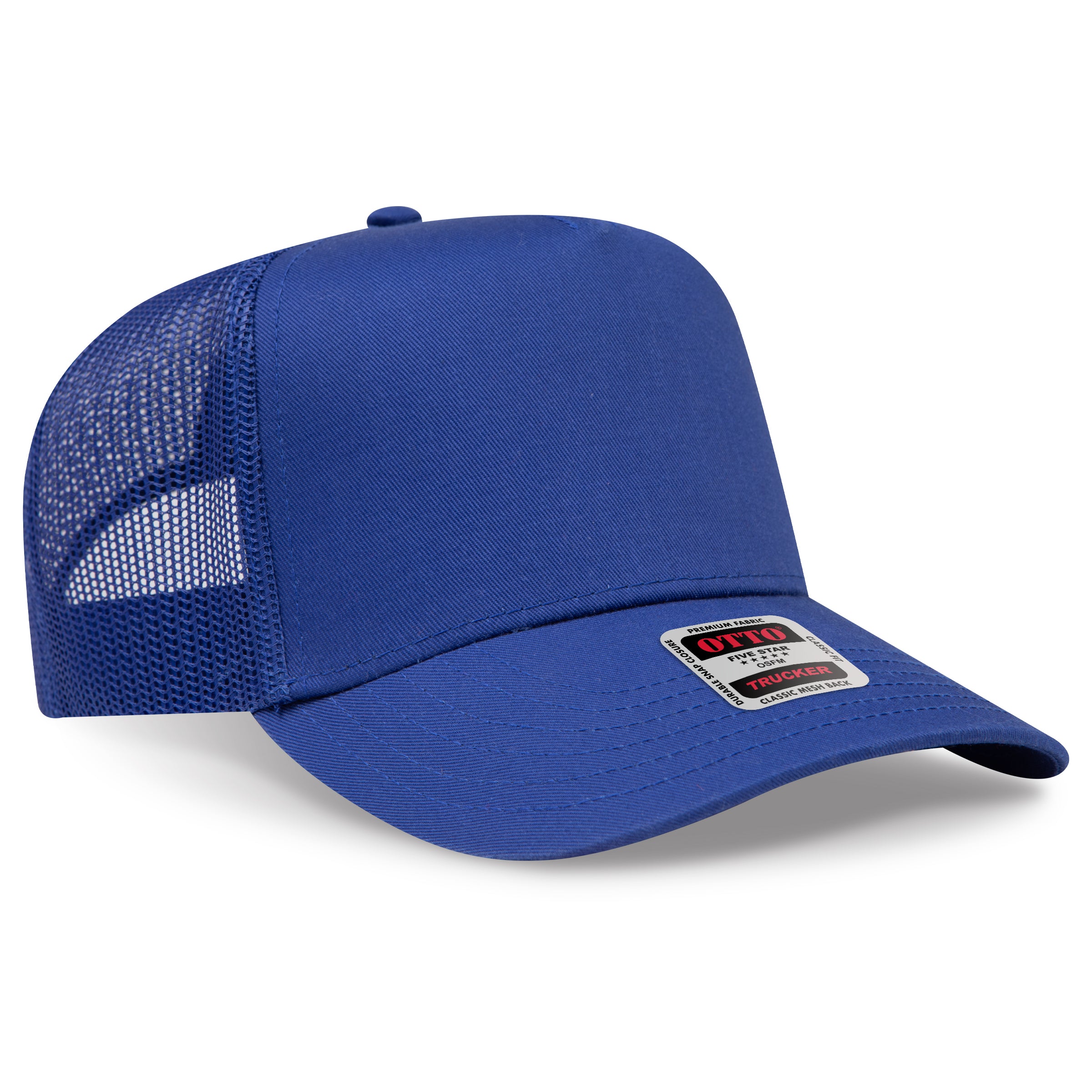 OTTO CAP® 5 Panel Mid Profile Mesh Back Trucker Hat