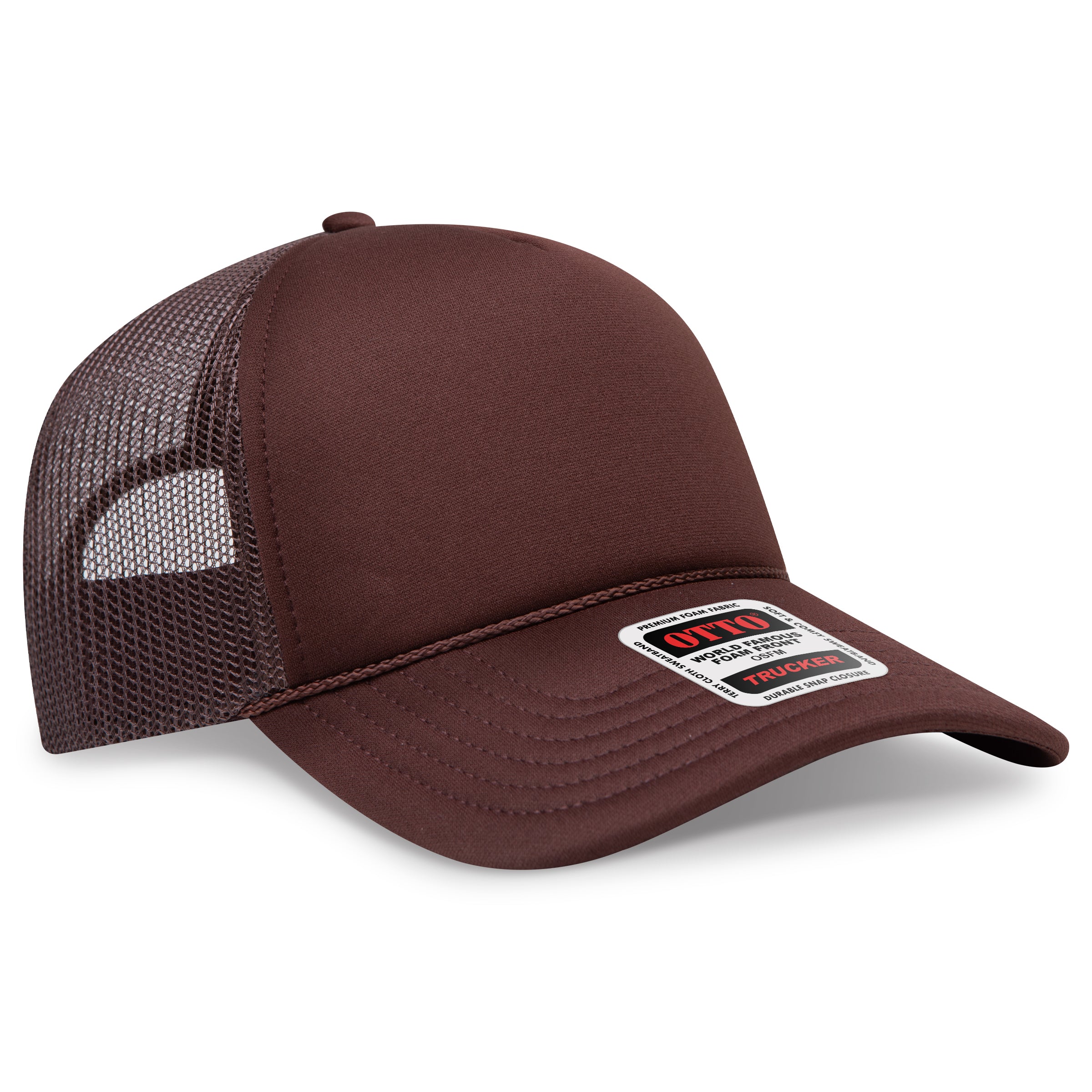 OTTO CAP® 5 Panel Low Profile Mesh Back Trucker Hat