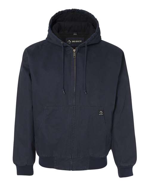 DRI DUCK Men's Tall Cheyenne Boulder Cloth™ Hooded Jacket with Tricot Quilt Lining 5020T