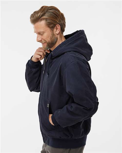 DRI DUCK Men's Tall Cheyenne Boulder Cloth™ Hooded Jacket with Tricot Quilt Lining 5020T