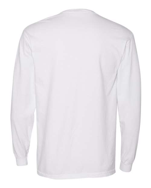 Comfort Colors Unisex Garment-Dyed Heavyweight Long Sleeve Pocket T-Shirt 4410