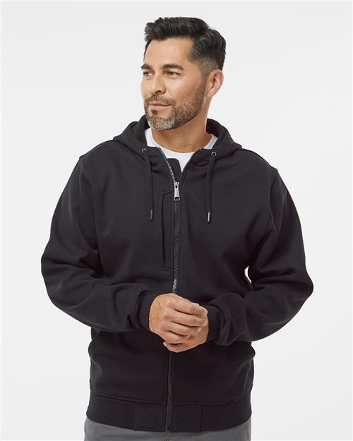 DRI DUCK Men's Bateman Bonded Power Fleece 2.0 Full-Zip Jacket 7040
