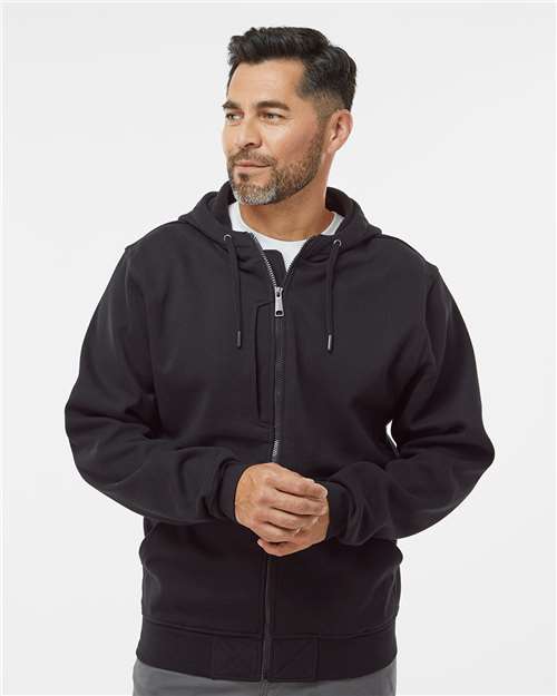 DRI DUCK Men's Bateman Bonded Power Fleece 2.0 Full-Zip Jacket 7040