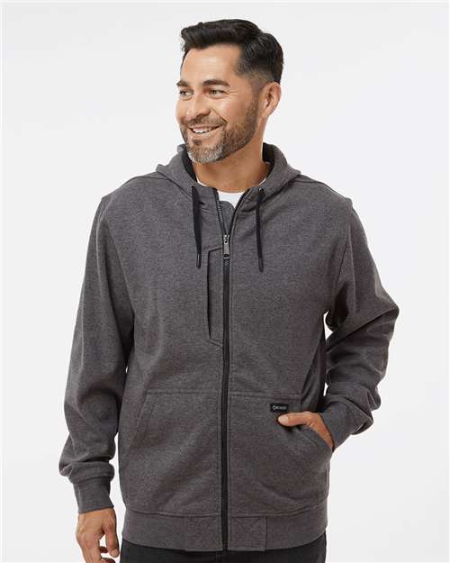DRI DUCK Men's Bateman Bonded Power Fleece 2.0 Full-Zip Jacket 7040