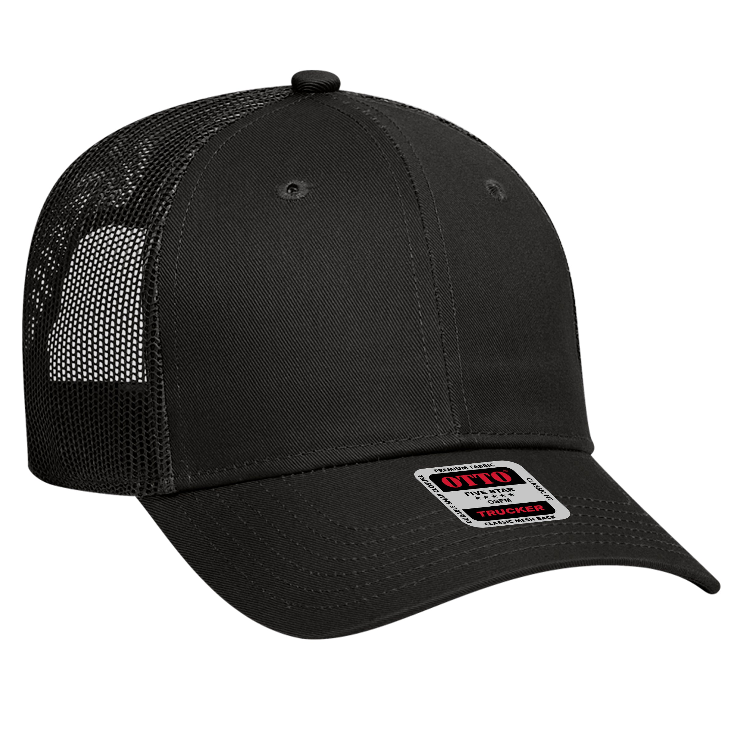 OTTO CAP® 6 Panel Low Profile Mesh Back Trucker Hat