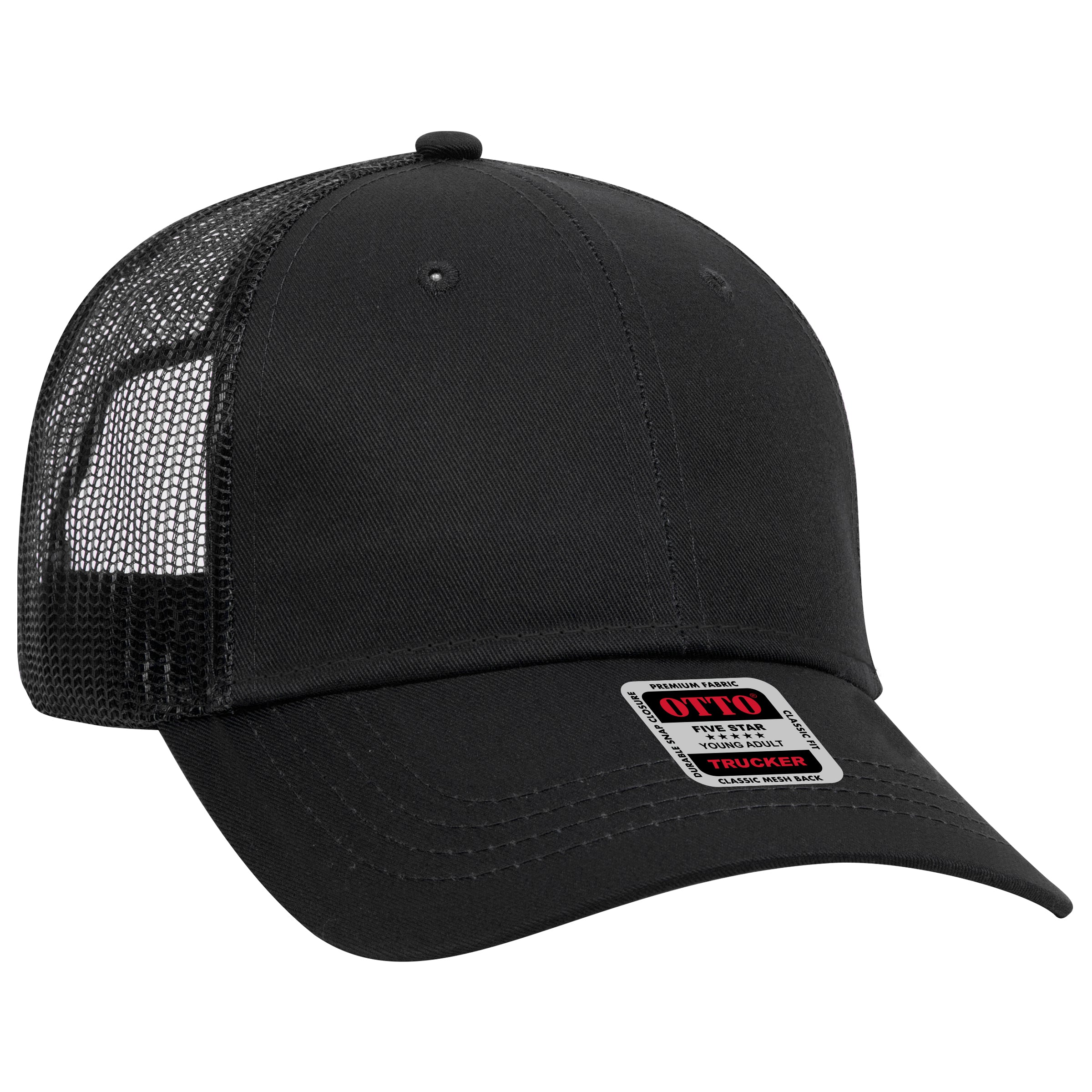 OTTO CAP® 6 Panel Low Profile Mesh Back Trucker Hat