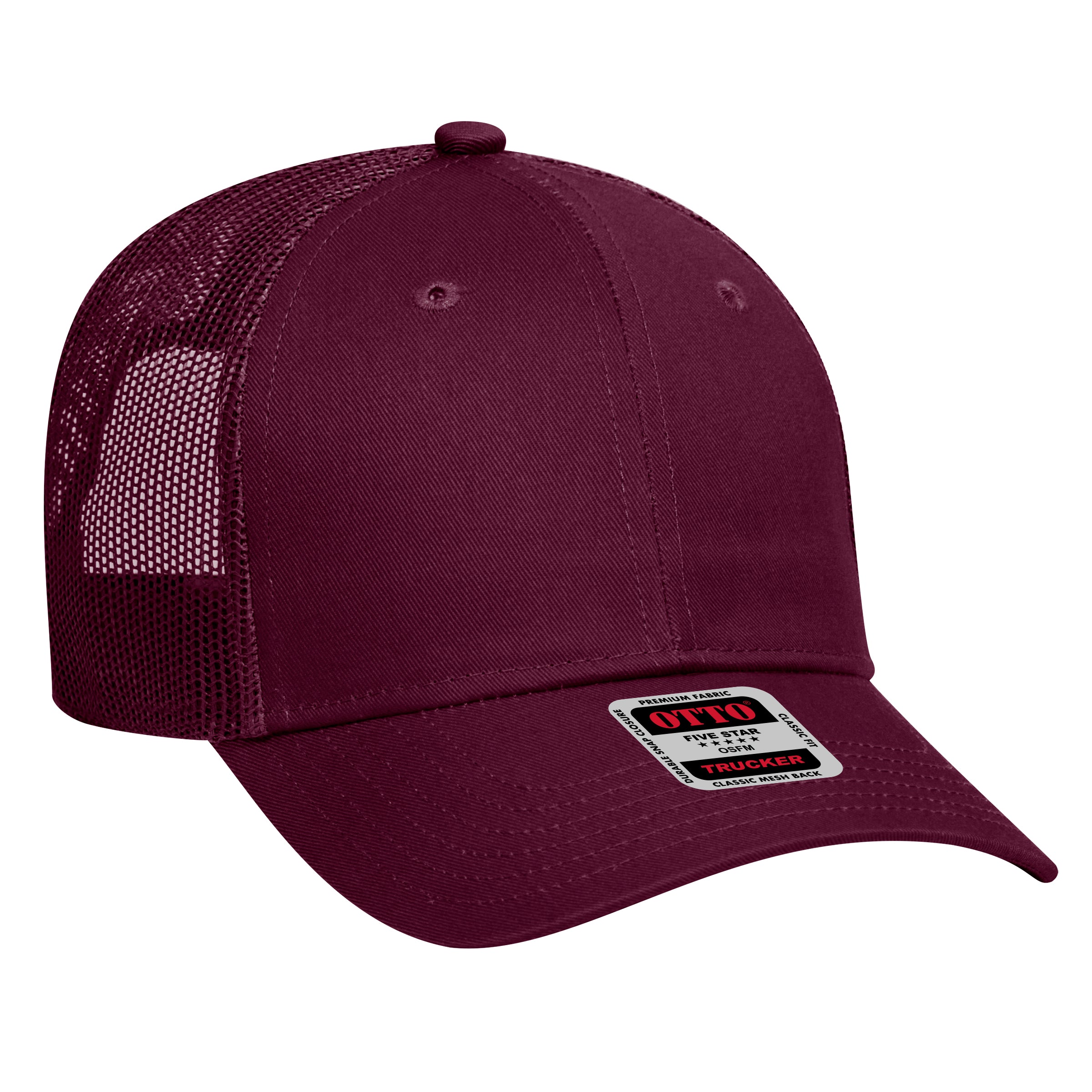 OTTO CAP® 6 Panel Low Profile Mesh Back Trucker Hat