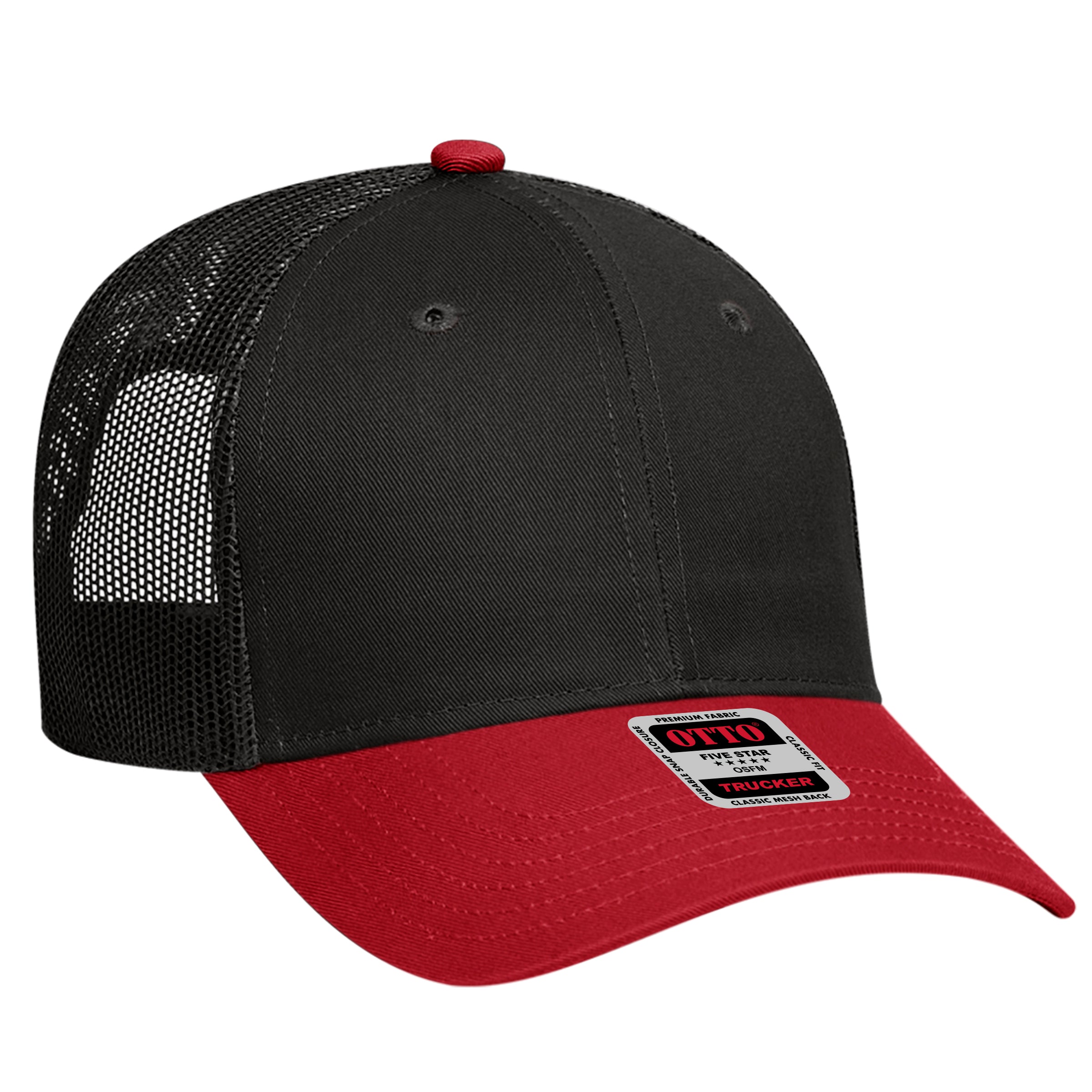 OTTO CAP® 6 Panel Low Profile Mesh Back Trucker Hat