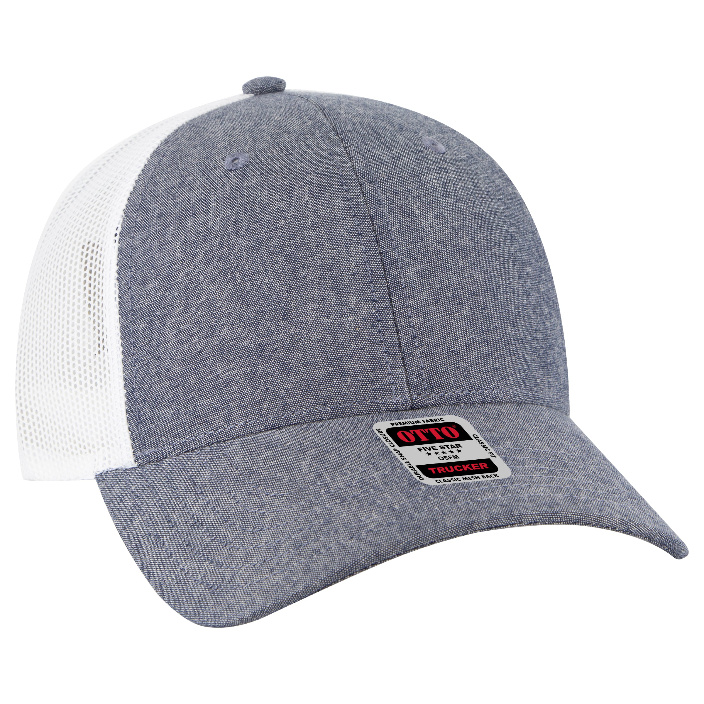 OTTO CAP® 6 Panel Low Profile Mesh Back Trucker Hat