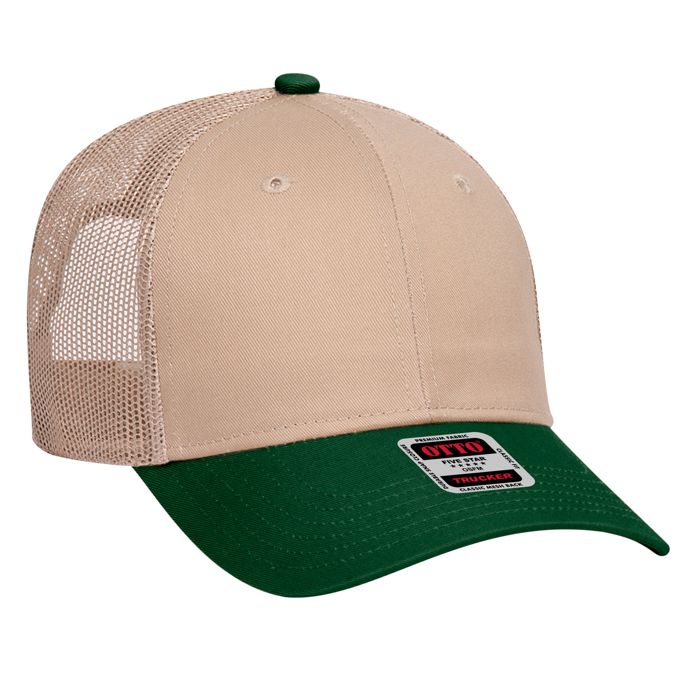 OTTO CAP® 6 Panel Low Profile Mesh Back Trucker Hat