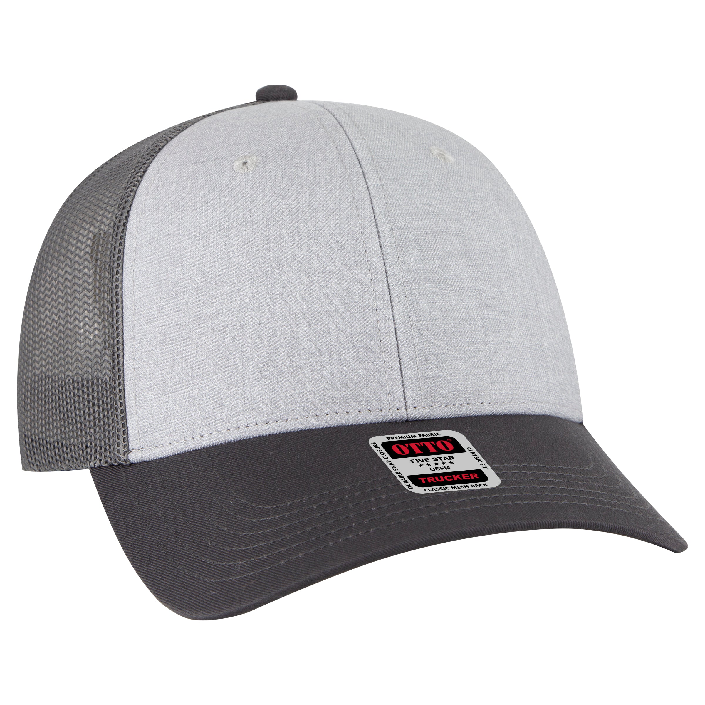OTTO CAP® 6 Panel Low Profile Mesh Back Trucker Hat