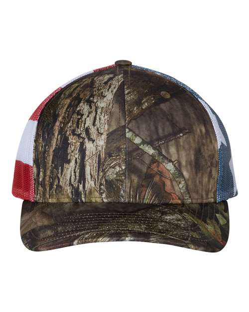 Richardson Printed Mesh Trucker Cap 112PM