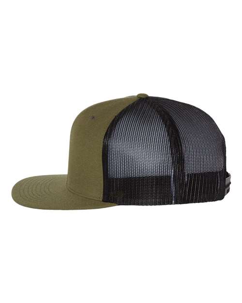 Richardson Wool Blend Flat Bill Trucker Cap 511