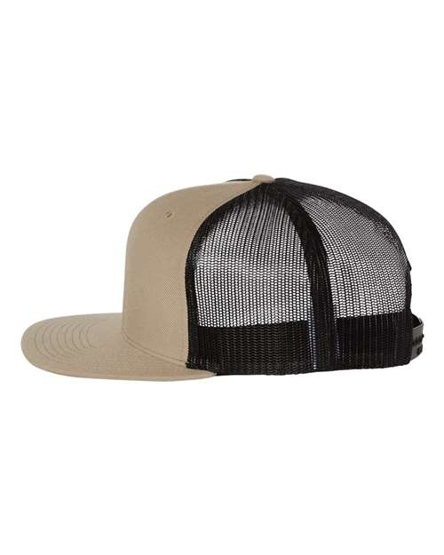 Richardson Wool Blend Flat Bill Trucker Cap 511